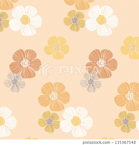 Soft Pastel Floral And Abstract Decorative Pattern Design Collection Soft Pastel Floral And Abstract Decorative Pattern Design Collection 135367548
