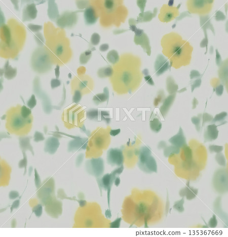 Soft Pastel Floral And Abstract Decorative Pattern Design Collection 135367669