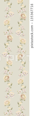 Soft Pastel Floral And Abstract Decorative Pattern Design Collection Soft Pastel Floral And Abstract Decorative Pattern Design Collection 135367718