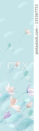 Soft Pastel Floral And Abstract Decorative Pattern Design Collection Soft Pastel Floral And Abstract Decorative Pattern Design Collection 135367753