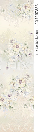 Soft Pastel Floral And Abstract Decorative Pattern Design Collection Soft Pastel Floral And Abstract Decorative Pattern Design Collection 135367888