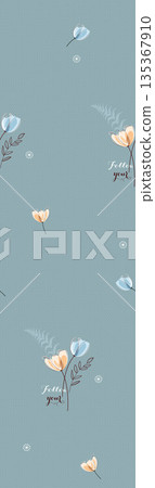 Soft Pastel Floral And Abstract Decorative Pattern Design Collection Soft Pastel Floral And Abstract Decorative Pattern Design Collection 135367910