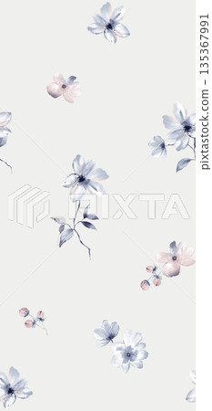 Soft Pastel Floral And Abstract Decorative Pattern Design Collection Soft Pastel Floral And Abstract Decorative Pattern Design Collection 135367991