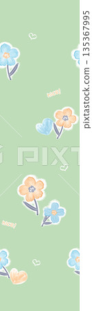 Soft Pastel Floral And Abstract Decorative Pattern Design Collection Soft Pastel Floral And Abstract Decorative Pattern Design Collection 135367995