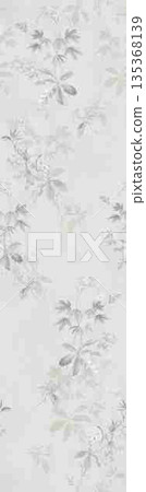 Soft Pastel Floral And Abstract Decorative Pattern Design Collection 135368139
