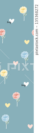 Soft Pastel Floral And Abstract Decorative Pattern Design Collection Soft Pastel Floral And Abstract Decorative Pattern Design Collection 135368272