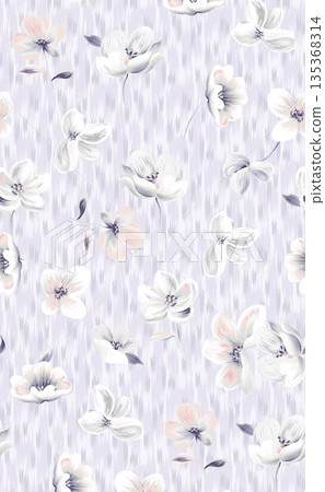 Soft Pastel Floral And Abstract Decorative Pattern Design Collection Soft Pastel Floral And Abstract Decorative Pattern Design Collection 135368314