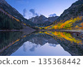 Maroon Bells and Dawn 135368442
