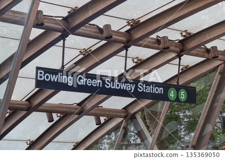 Bowling Green MTA subway station in New York, NY, USA. August 27, 2025 135369050