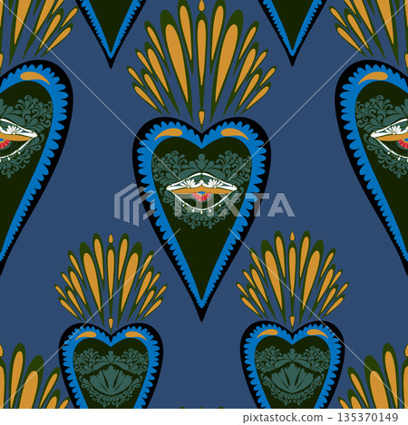 seamless pattern with skull seamless pattern with skull 135370149