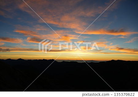 The Northern Alps and the morning sky The Northern Alps and the morning sky 135370622