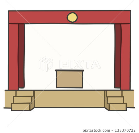 體育館舞台示意圖 135370722