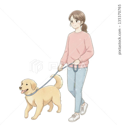 狗walk女人 135370765