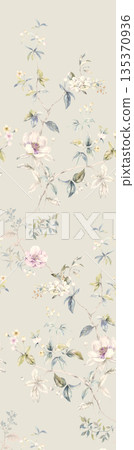Collection Of Diverse Soft Colored Floral And Decorative Pattern Designs Collection Of Diverse Soft Colored Floral And Decorative Pattern Designs 135370936
