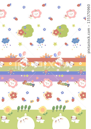 Collection Of Diverse Soft Colored Floral And Decorative Pattern Designs Collection Of Diverse Soft Colored Floral And Decorative Pattern Designs 135370960