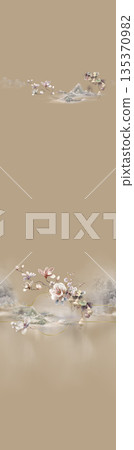 Collection Of Diverse Soft Colored Floral And Decorative Pattern Designs 135370982