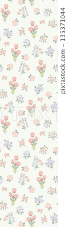 Collection Of Diverse Soft Colored Floral And Decorative Pattern Designs Collection Of Diverse Soft Colored Floral And Decorative Pattern Designs 135371044