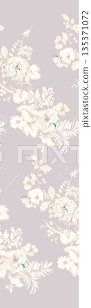 Collection Of Diverse Soft Colored Floral And Decorative Pattern Designs Collection Of Diverse Soft Colored Floral And Decorative Pattern Designs 135371072