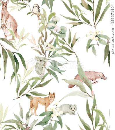 Collection Of Diverse Soft Colored Floral And Decorative Pattern Designs Collection Of Diverse Soft Colored Floral And Decorative Pattern Designs 135371104