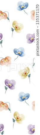 Collection Of Diverse Soft Colored Floral And Decorative Pattern Designs Collection Of Diverse Soft Colored Floral And Decorative Pattern Designs 135371170