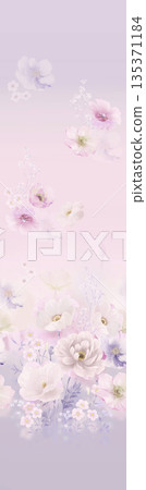 Collection Of Diverse Soft Colored Floral And Decorative Pattern Designs 135371184
