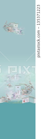 Collection Of Diverse Soft Colored Floral And Decorative Pattern Designs 135371223