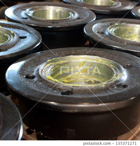 The wheel of a trolley, a wagon for rails. Mechanical engineering. Finished products. The wheel of a trolley, a wagon for rails. Mechanical engineering. Finished products. 135371271