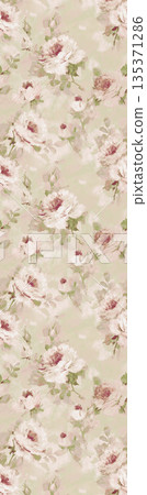 Collection Of Diverse Soft Colored Floral And Decorative Pattern Designs 135371286
