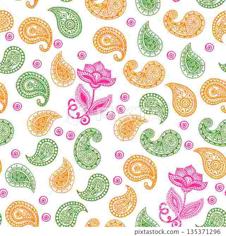 Collection Of Diverse Soft Colored Floral And Decorative Pattern Designs Collection Of Diverse Soft Colored Floral And Decorative Pattern Designs 135371296