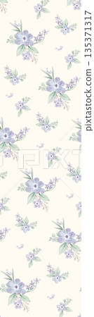 Collection Of Diverse Soft Colored Floral And Decorative Pattern Designs 135371317