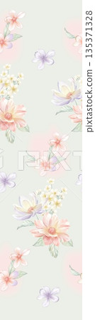 Collection Of Diverse Soft Colored Floral And Decorative Pattern Designs Collection Of Diverse Soft Colored Floral And Decorative Pattern Designs 135371328