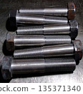 Metric threaded bolts set. Mechanical engineering. Finished products. 135371340