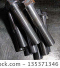 Metric threaded bolts set. Mechanical engineering. Finished products. 135371346