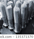 Metric threaded bolts set. Mechanical engineering. Finished products. 135371370