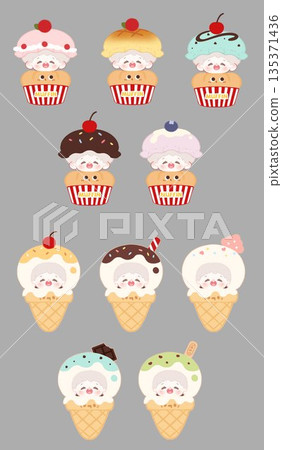 Collection Of Diverse Soft Colored Floral And Decorative Pattern Designs 135371436