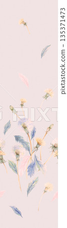Collection Of Diverse Soft Colored Floral And Decorative Pattern Designs Collection Of Diverse Soft Colored Floral And Decorative Pattern Designs 135371473