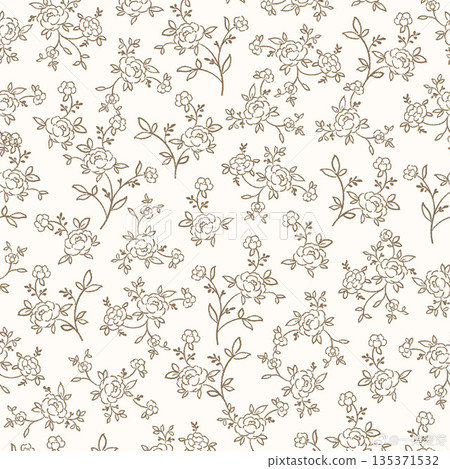 Collection Of Diverse Soft Colored Floral And Decorative Pattern Designs 135371532