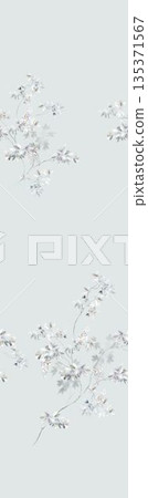 Collection Of Diverse Soft Colored Floral And Decorative Pattern Designs 135371567