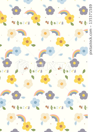 Collection Of Diverse Soft Colored Floral And Decorative Pattern Designs Collection Of Diverse Soft Colored Floral And Decorative Pattern Designs 135371589