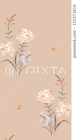 Collection Of Diverse Soft Colored Floral And Decorative Pattern Designs Collection Of Diverse Soft Colored Floral And Decorative Pattern Designs 135371618