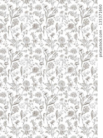 Collection Of Diverse Soft Colored Floral And Decorative Pattern Designs 135371660