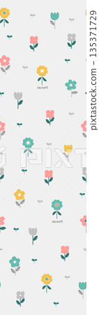 Collection Of Diverse Soft Colored Floral And Decorative Pattern Designs 135371729