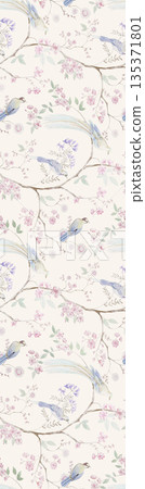 Collection Of Diverse Soft Colored Floral And Decorative Pattern Designs Collection Of Diverse Soft Colored Floral And Decorative Pattern Designs 135371801