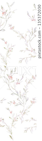 Collection Of Diverse Soft Colored Floral And Decorative Pattern Designs 135372030