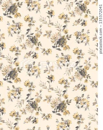Collection Of Diverse Soft Colored Floral And Decorative Pattern Designs 135372041