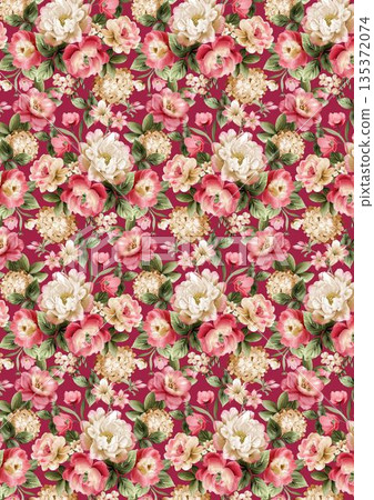 Collection Of Diverse Soft Colored Floral And Decorative Pattern Designs Collection Of Diverse Soft Colored Floral And Decorative Pattern Designs 135372074