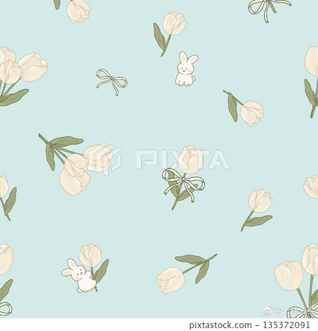 Collection Of Diverse Soft Colored Floral And Decorative Pattern Designs 135372091