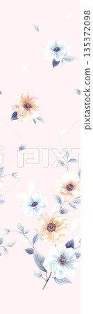 Collection Of Diverse Soft Colored Floral And Decorative Pattern Designs Collection Of Diverse Soft Colored Floral And Decorative Pattern Designs 135372098