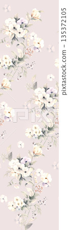 Collection Of Diverse Soft Colored Floral And Decorative Pattern Designs Collection Of Diverse Soft Colored Floral And Decorative Pattern Designs 135372105