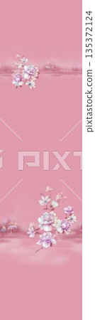Collection Of Diverse Soft Colored Floral And Decorative Pattern Designs 135372124